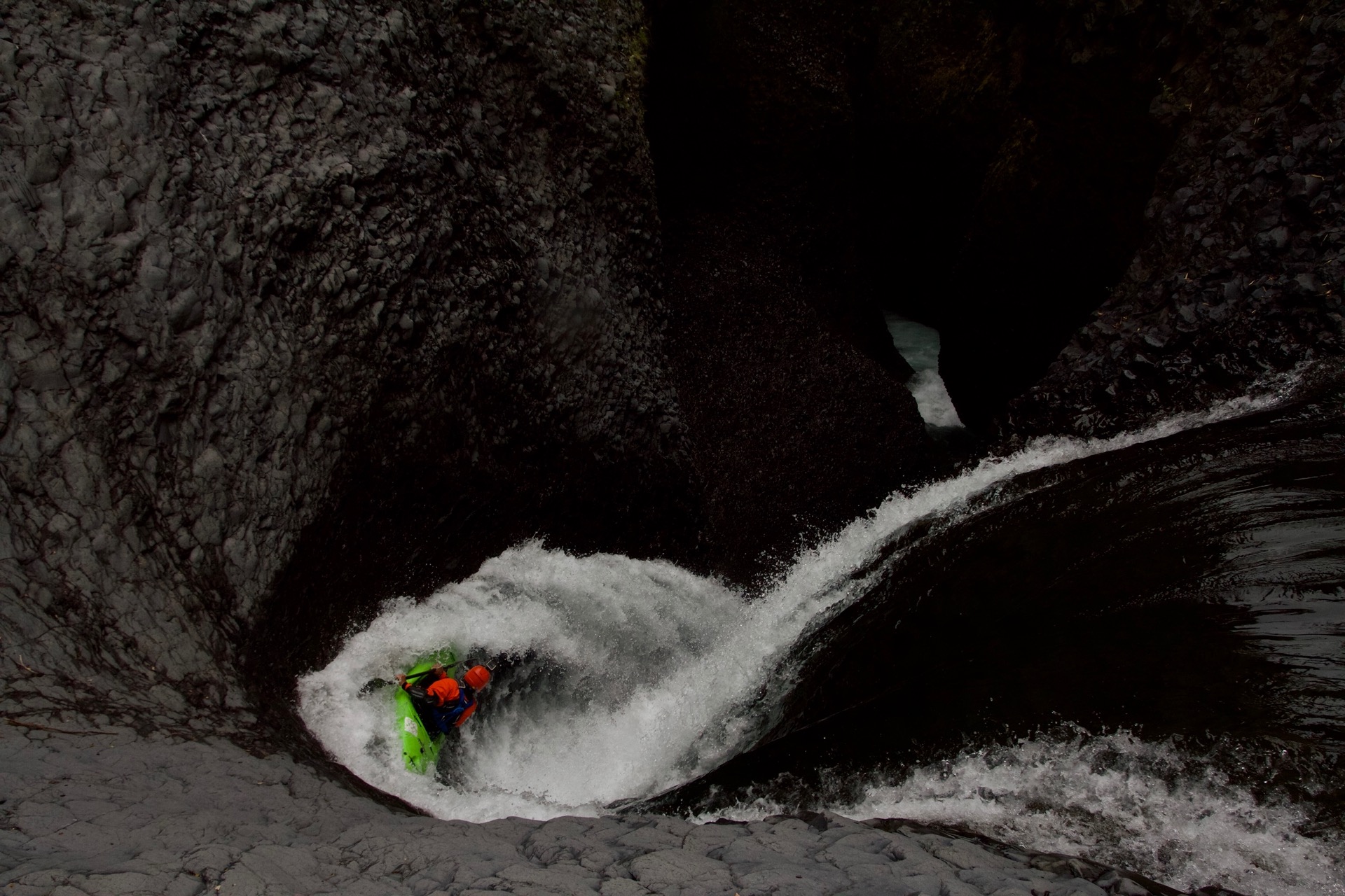 Gargamta del diablo, río Maule.